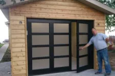 Walk through garage door
